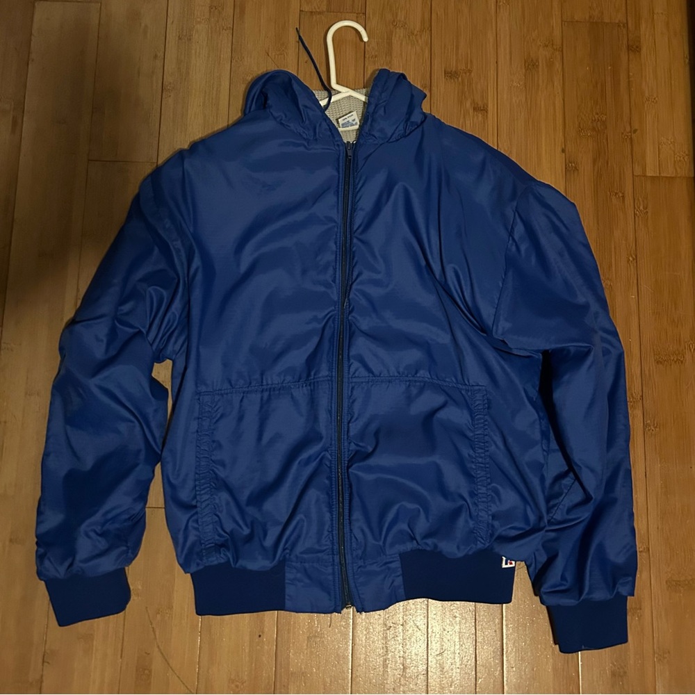 Russel waffle lined track zip up